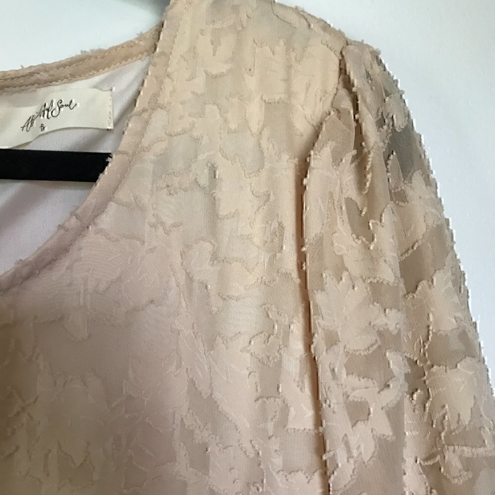 XXL Altar'd State Cream Floral Dress - Picture 5 of 6